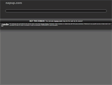 Tablet Screenshot of napup.com
